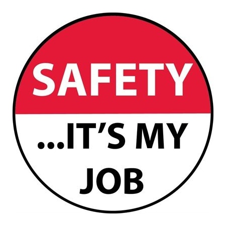 Nmc Safety It'S Your Job Hard Hat Emblem, Pk25 HH77